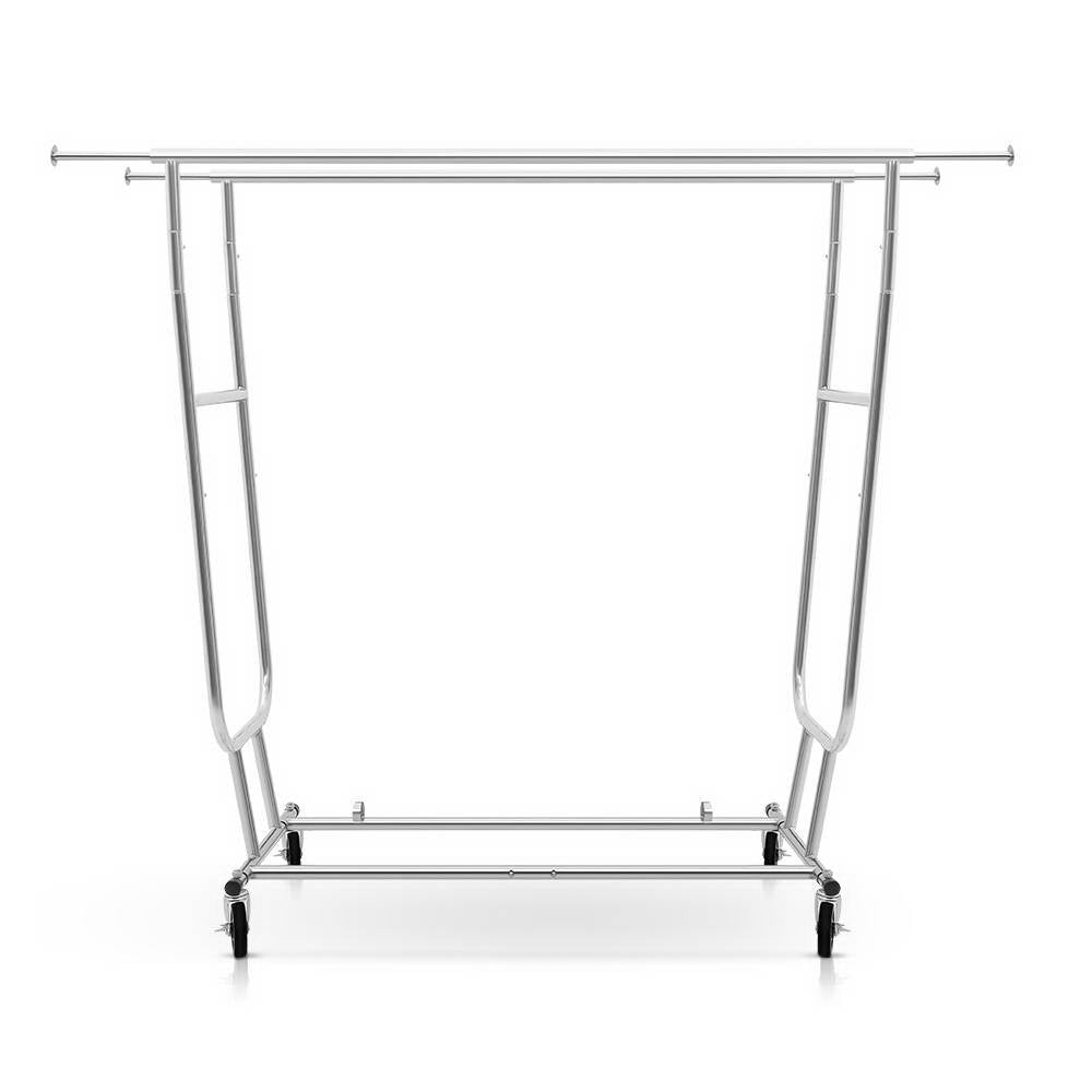 Artiss Double Clothes Rack Rail Coat Stand Adjustable Hanger
